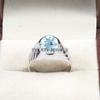 Aquamarine Oval Cut Gemstone With 925 Sterling Silver Ring For Men's #A762 JL375659112397