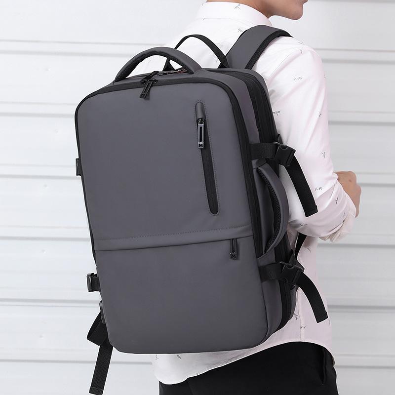Business Men's Backpack Expansion Multi-function Charging Portable Travel Backpack Water-proof Commuting Backpack