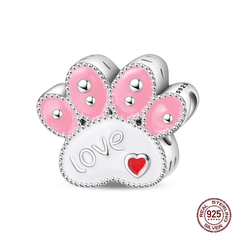 New Copper Cactus Flower Bird Bear Pony Bag Charms Beads Fit Charms Brand Original Bracelet Diy Fine Jewelry Gift