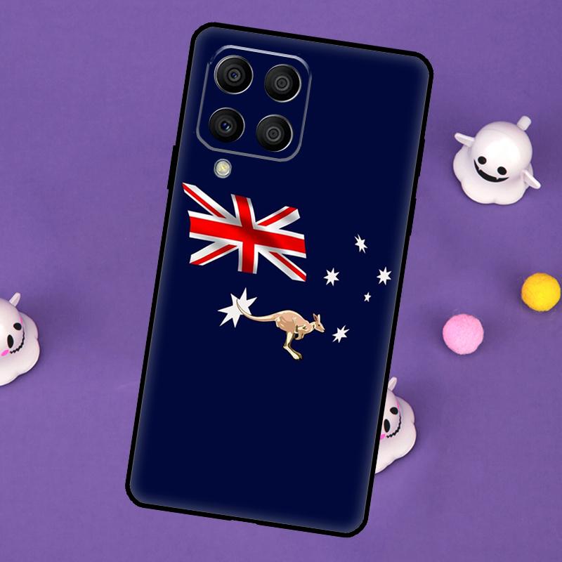 Australische Flagge Hülle für Samsung Galaxy M20 M30s M33 M13 M23 M53 M15 M55 M31 M51 M14 M34 M54 M32 M52 Case