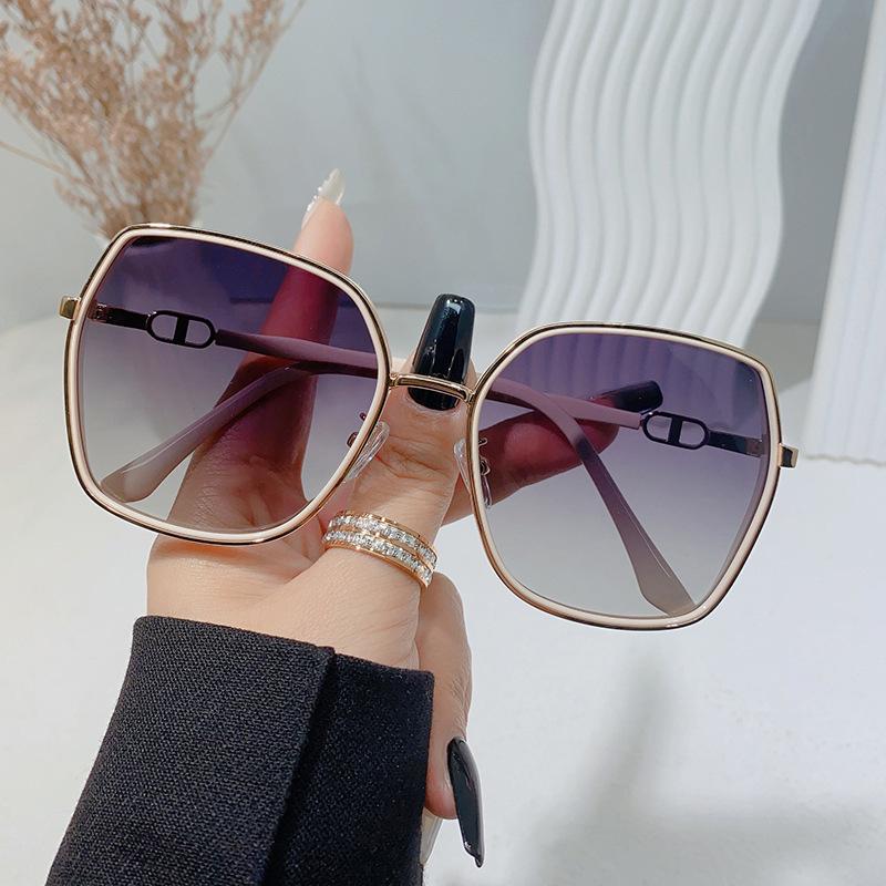 Women'S Premium Gm Sunglasses, Sunshade, Uv-Proof Sunglasses, Glitter Frame, Myopia Sunglasses Frame