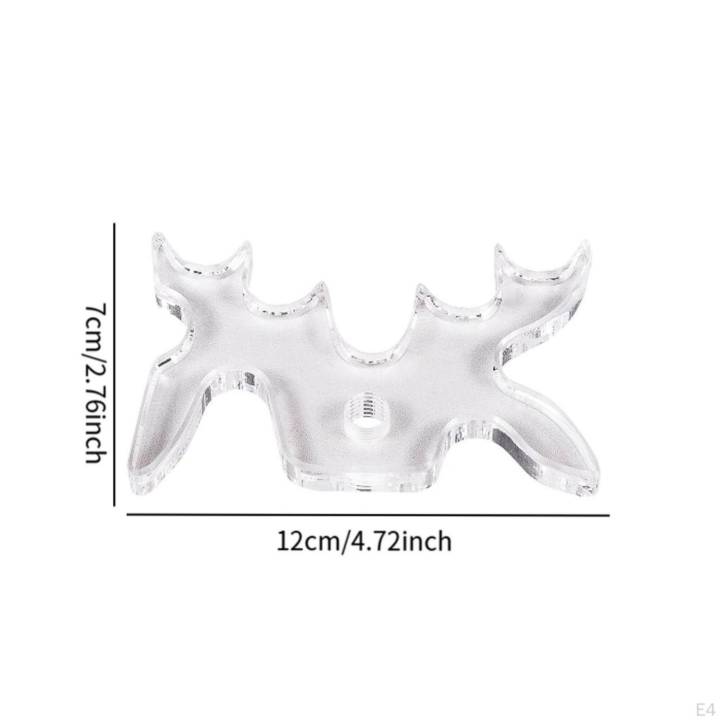 Acrylic Pool Cue Bridge Head Wall Shelf Bracket