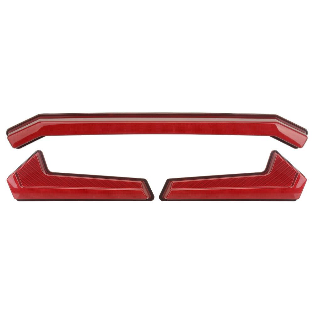 

12V Red Set Replacement LED Tail Lights Part Fit For Polaris RZR XP 1000 RZR XP Turbo Sportsman 570 850 1000 2017-2023 #2413431 червоний