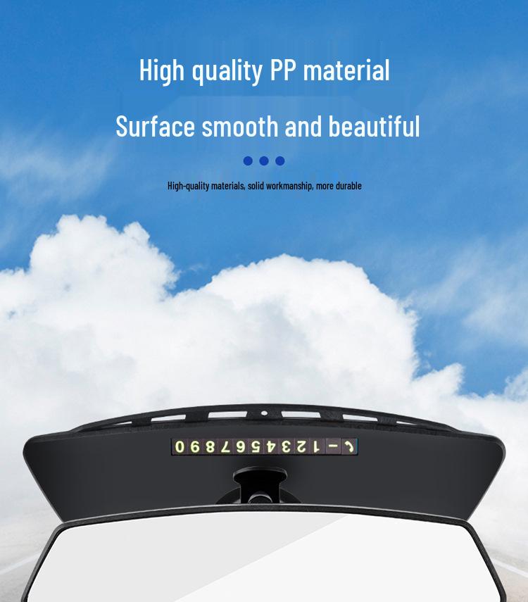 High-Definition Rearview Suction Cup Mirror for Tricycles – Blind Spot and Reverse Assistance