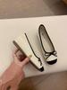 French Retro Soft-soled Single Shoes Silver Women's Shoes Autumn Ladyshoes Evening Bow Red Flats Ballet Shoes