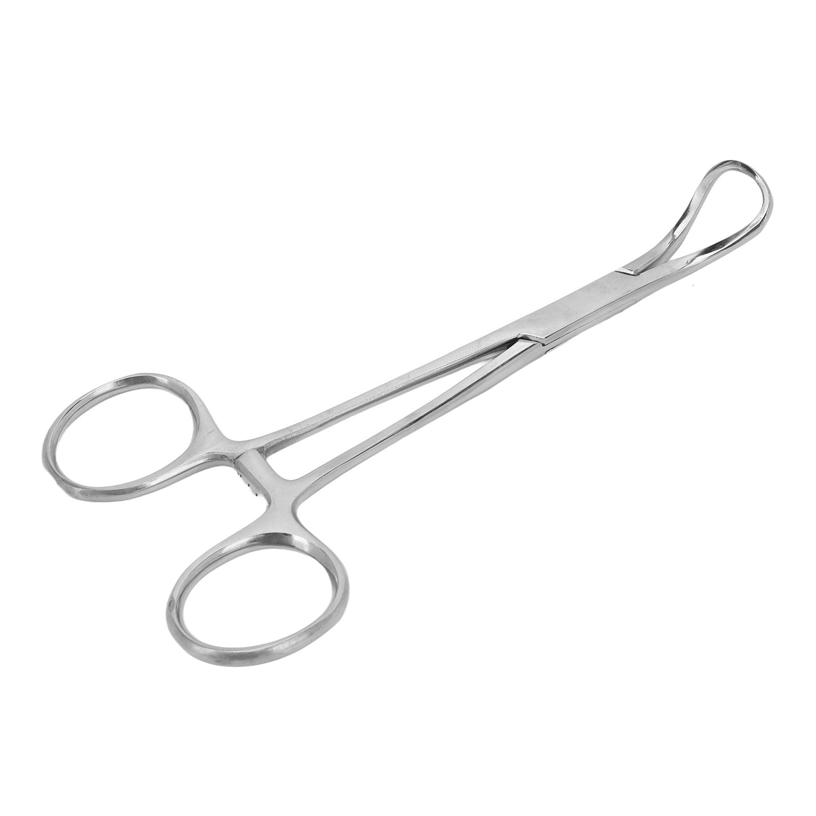 

Tongue Piercing Pliers Stainless Steel Ergonomic Design Tongue Piercing Forceps Clamps Tool for