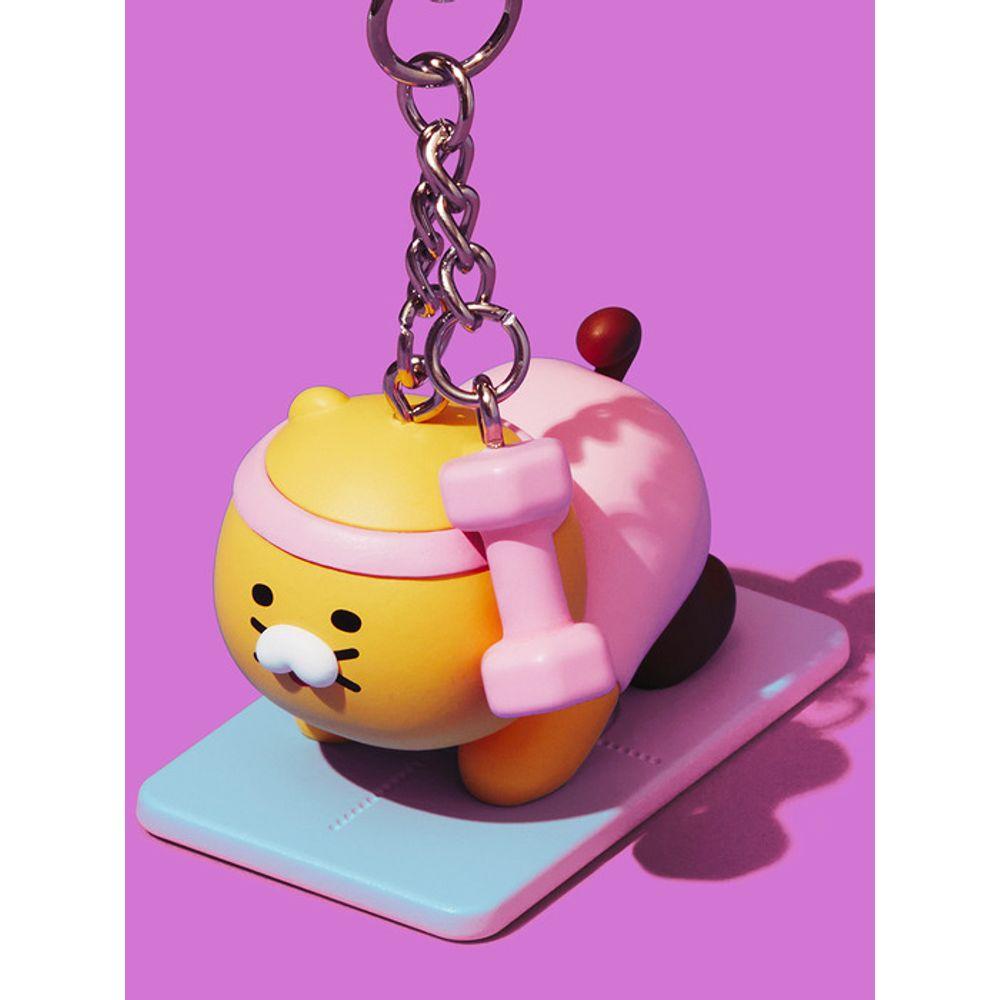 Kakao Friends Sports Figure Keychain Yoga_Chunshik