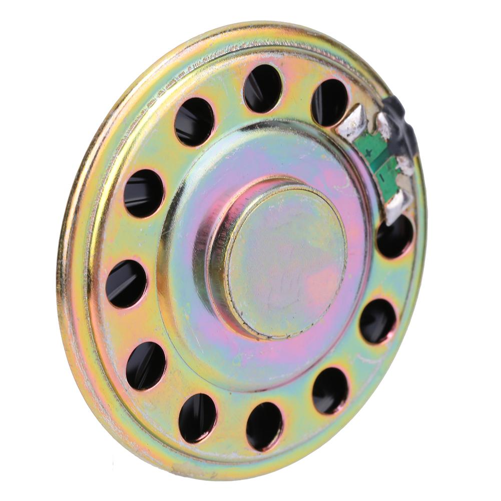 10pcs 50x7.6mm 8 Ohm 0.5W Round Speaker Horn Audio Loudspeaker Repair Parts