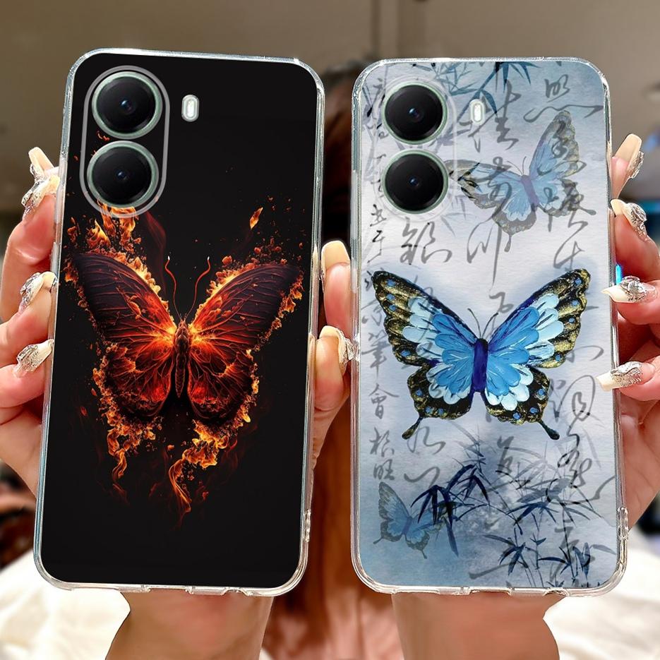 Für Xiaomi Poco X7 Pro 5G Hülle Stylische Bemalte Abdeckung Klare Silikon Weiche TPU Handyhülle Für Xiaomi Poco X7 Pro X7Pro Hülle Coque