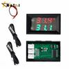 DC4-30V 100cm Digital DC Dual Display Voltmeter Thermometer Temperature Sensor Detector With NTC 10K 3950 Probe