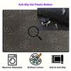 1Pcs Flower Pattern Semi Circle Welcome Doormat Non-Slip for Outdoor Patio Porch Kitchen Bathroom Entryway Floor Mat