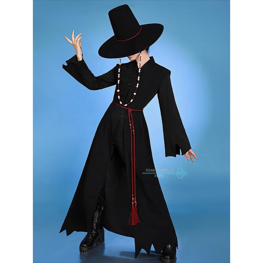 Anime Movie HUNTR/X KPOP Demon Hunters Saja Boys Cosplay Costume Halloween Carnival Party Role Play Uniform Prop