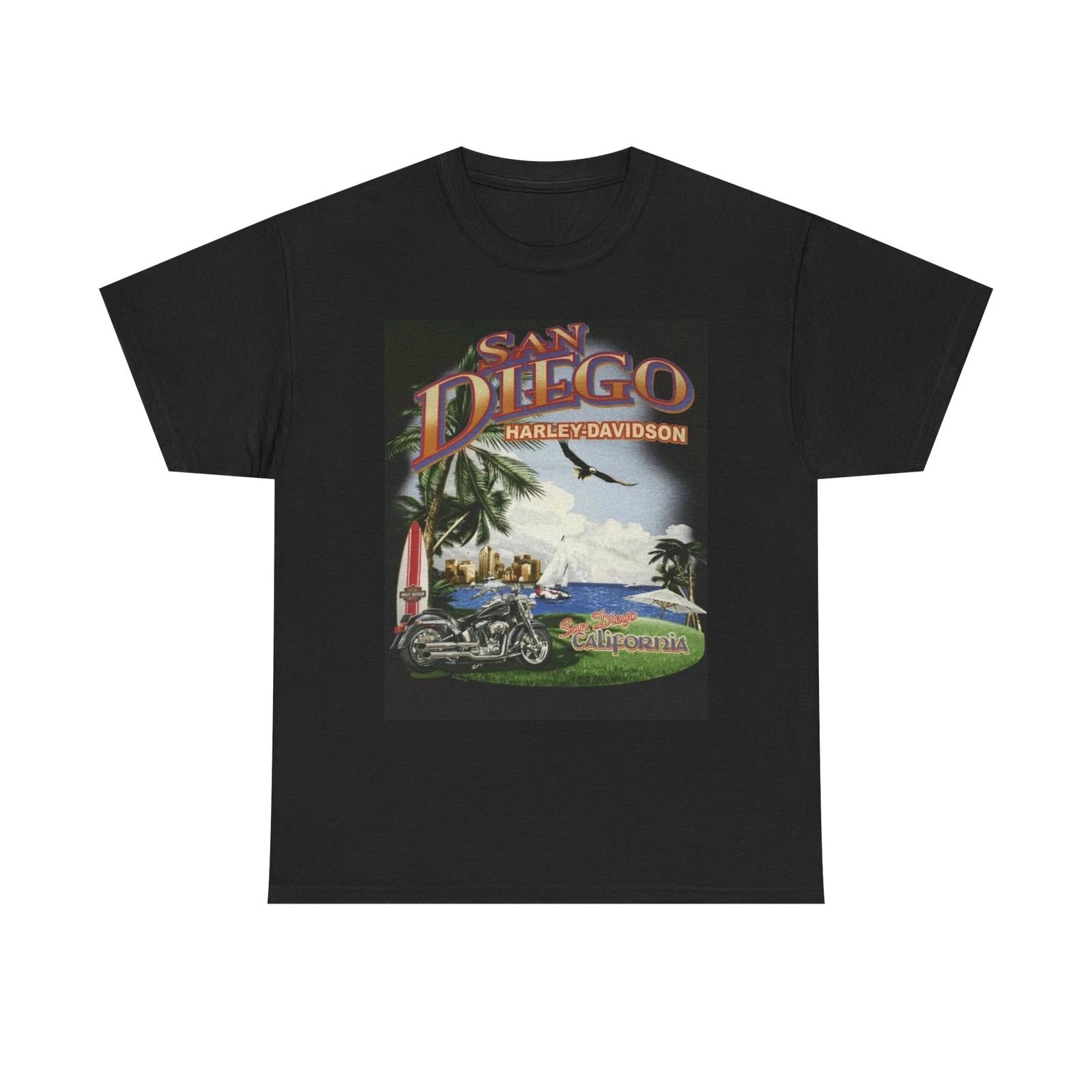 Men s and Women s T-shirts San Diego Harley Davidson Graphic S