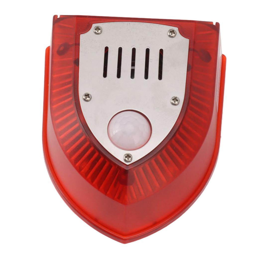 Solar Alarm Animal Repeller Induction Sound Light Siren Outdoor Alarm Support for Orchard Tea