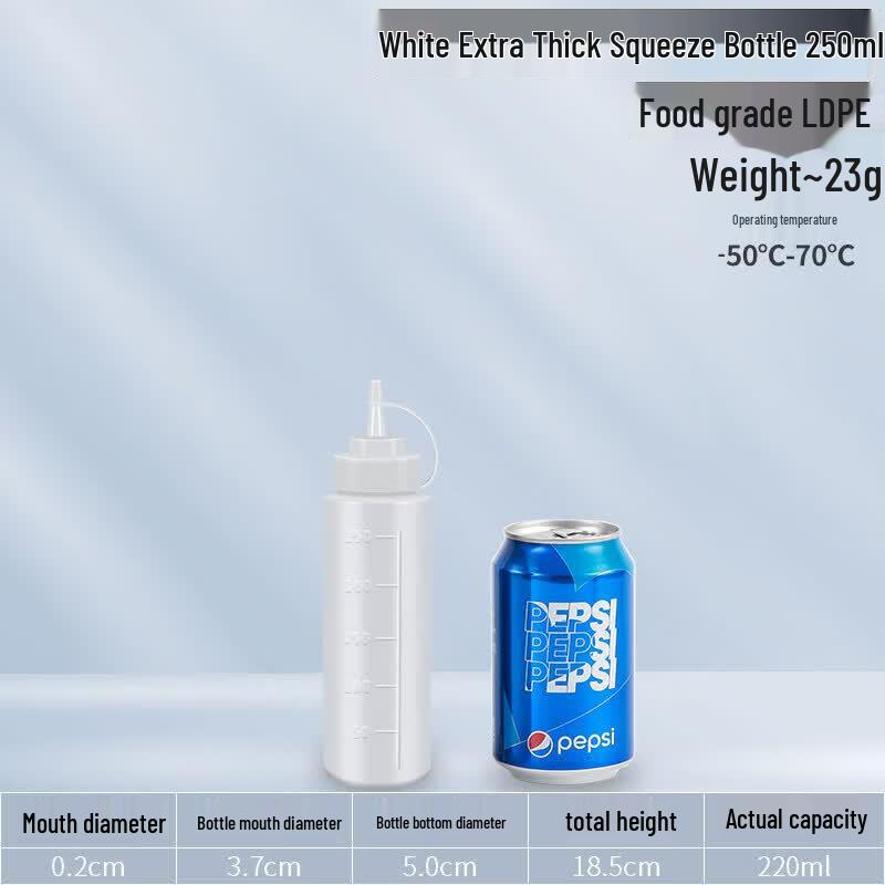 Plastic Squeeze Sauce & Oil Dispenser