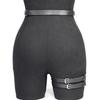 Modische Damen PU-Leder Bein Harness Körper Harness Brust Punk Gothic Bein Strumpfhalter Gürtel Gothic Taillengürtel Bekleidung Accessor
