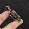 Spessartine Garnet In Limestone Pendant Copper Wire Wrapped Pendant Handmade Gemstone Jewelry Tree Of Life Pendant For Gift Copper Jewelry