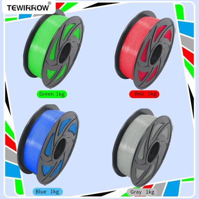 מדפסת תלת מימד PLA נימה קוטר 1.75 מ"מ מתאים למדפסת FDM באיכות פרימיום נימה הדפסה תלת מימדית חוט סופר קשיחות 1KG/Piece