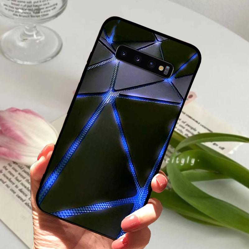 Case For Samsung S10 S10+ S10E Silicone Etui Fashion Painted Soft TPU Coque For Samsung Galaxy S10 S 10 Plus S10E Phone Cover