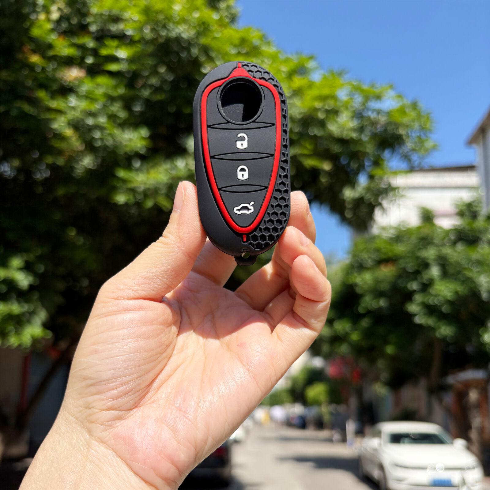 

Silicone Soft Key Case For Alfa Romeo Mito Giulietta 159 GTA 147 156 166 GTO Folding Remote Key Car Keyless Car Accessories