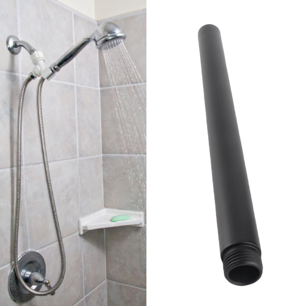 Shower Head Extension Stainless Steel Shower Arm Fine   Easy Installation Shower Pipe Extension