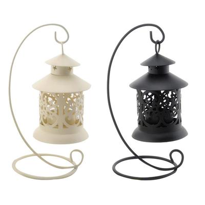 Romantik Oymalı Şamdan Mumluk Tealight Asılı Fener Kuş Kafesi Mum Tealight Tutucu Ev Dekorasyonu