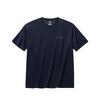 Loose Letter Stripe Print Comfortable Simple Breathable Round Neck Short Sleeve T-Shirt Men Tops Zeus-Blue 152538114-2