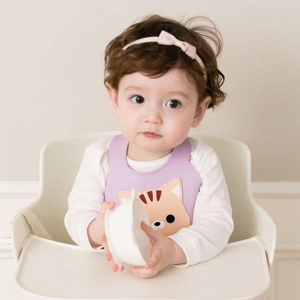 Babador de silicone Baby-chan, gato, 1 peça, 1 peça