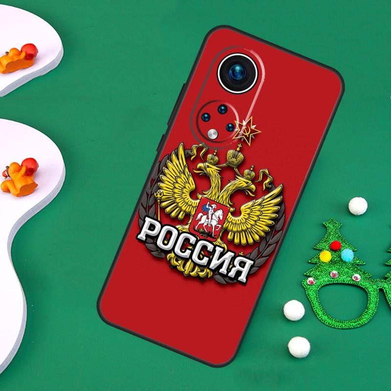 Russian Coat of Arms Flag Case For Honor 200 Pro X9c X9b X9a X8a X8b X7a X6a X8 X9 50 70 90 Magic 5 6 7 Lite Cover