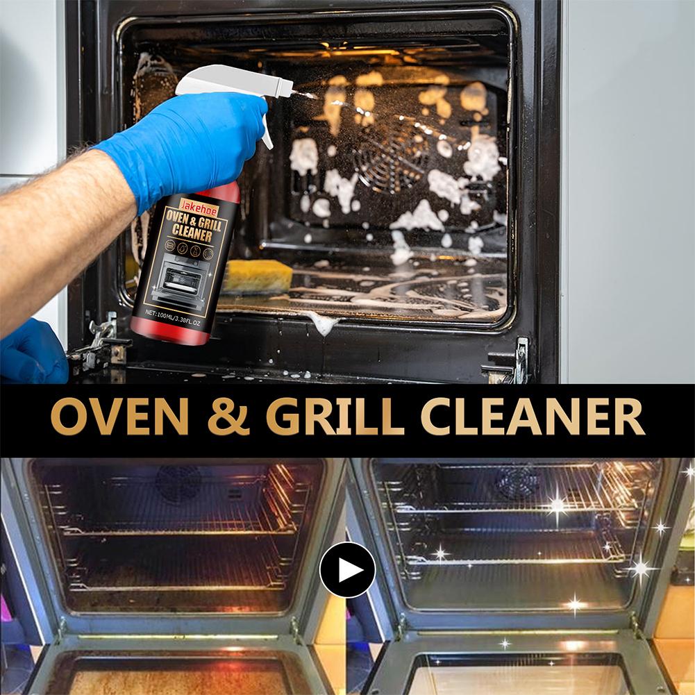 Oven Foaming Cleaner:Breaks Down Stubborn Oil Deposits,Eliminates Charred Remains,No Unpleasant Smell,Safe Composition