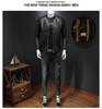 2024 Slim-Fit Plus Size Men's Stand Collar Leather Jacket - Trendy Autumn Motorcycle Coat