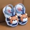 Learning-to-walk Shoes with Anti-slip Velcro and Cartoon-style Sandals
