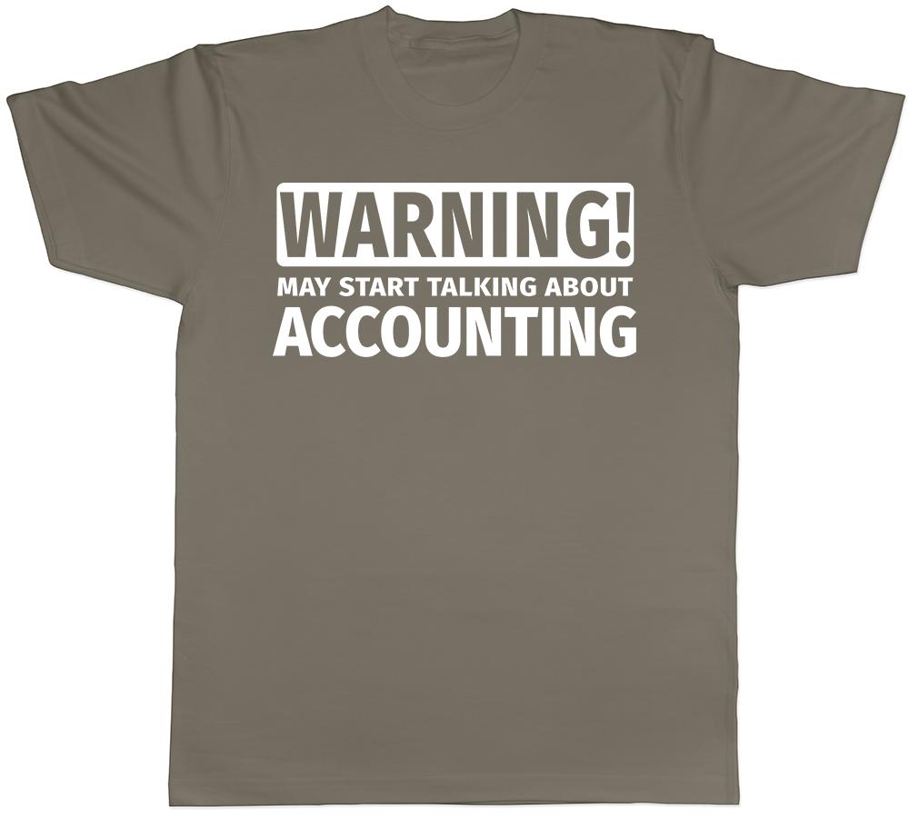 Warning May Start Talking About Accounting Unisexs Unisexs TShirt