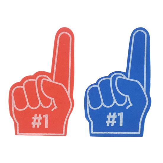 24Pcs/Set Foam Fingers Toys Fan Colorful Finger Cots Boys Girls Valentine Gift Party Favors Toys Funny Photo Props