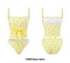 Korean Floral Tube Top Bikini for Women - Slimming & Whitening, Perfect for Beach and Hot Springs