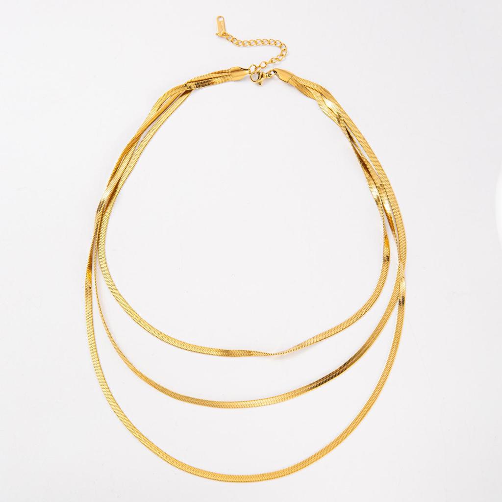 Minimalist European & American Layered Necklaces for Women – Blogger-Inspired Cool Style Blade Jewelry
