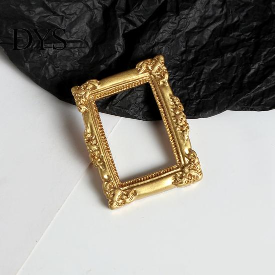 Vintage Mini Photo Frame Baroque Picture Retro Small Tiny Style DIY Accessories for Jewelry Mobile Phone Cases Refrigerator Magnets Craft Sturdy Resin