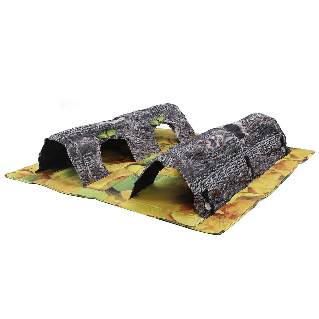 Cat Tunnel Foldable Cat Channel Toy Interactive Pet Playing Mat Bite Resistant Cat Activity Play