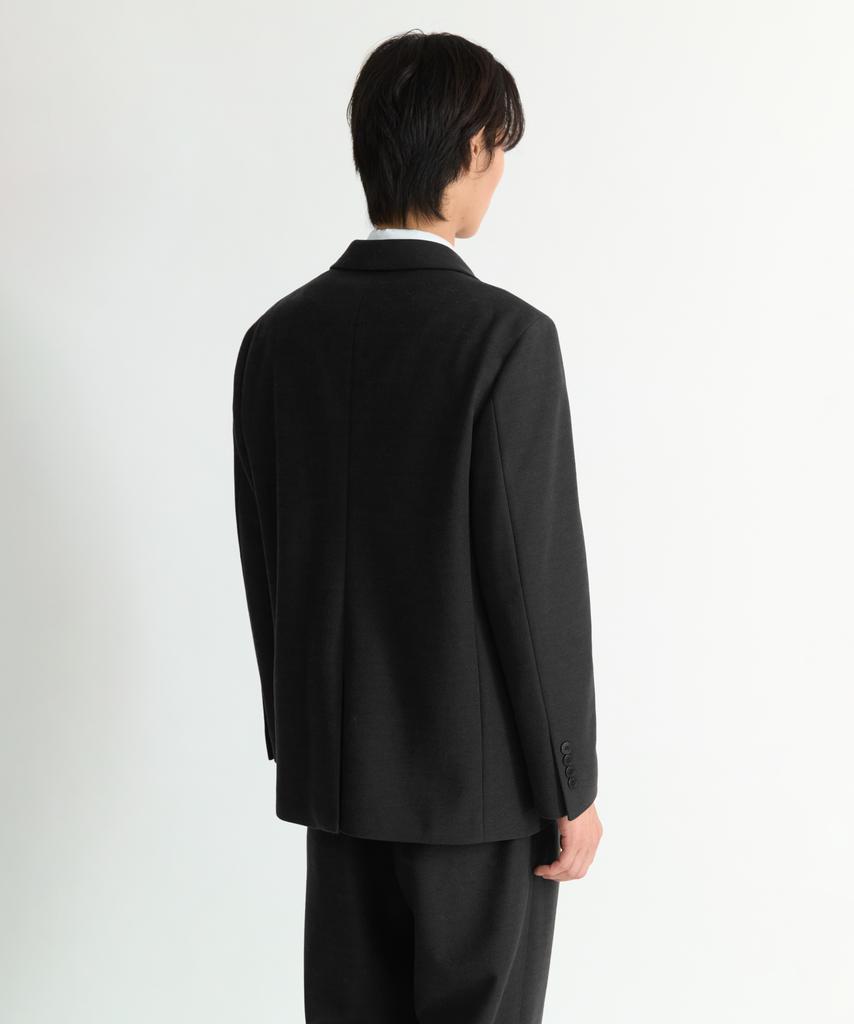 Nonblank Semi-Overfit Jersey Blazer_Dark Grey