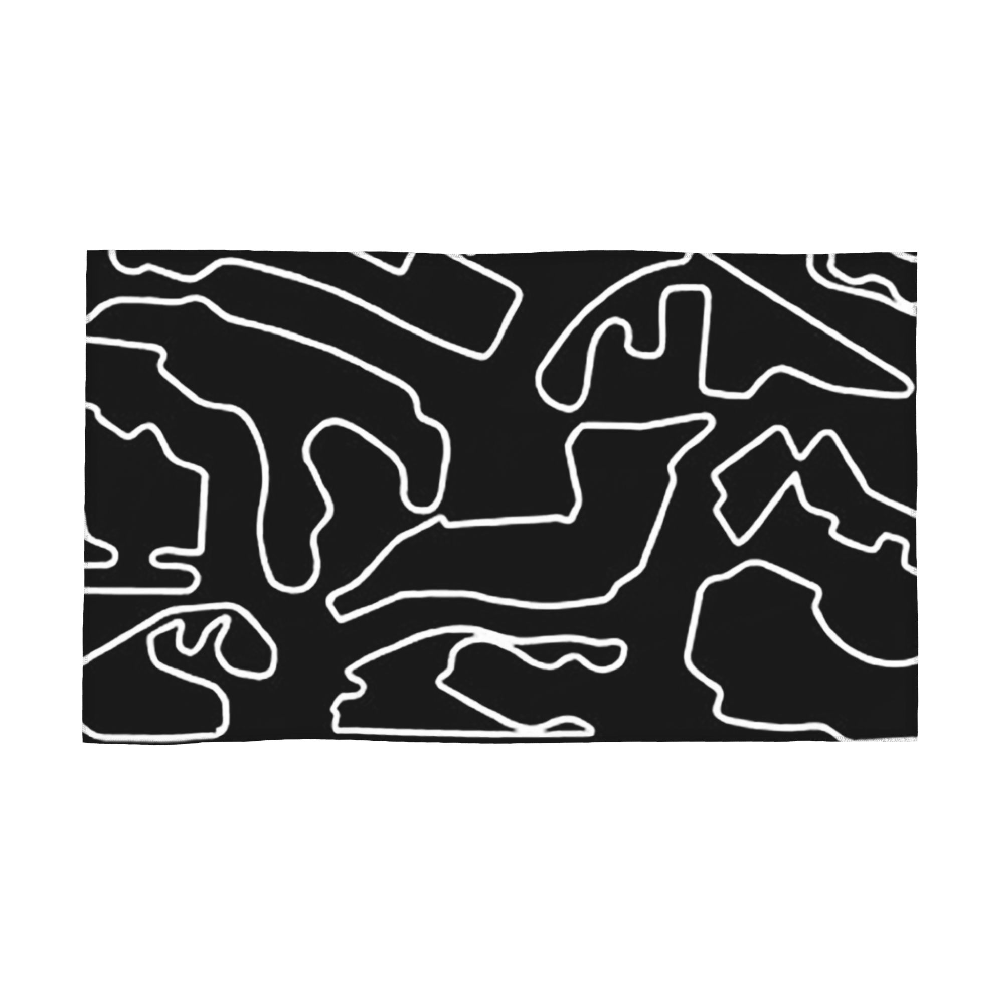

F1 Tracks Soft Face Towel Quick Dry Pool Bath Cotton Towels Absorbent Quick W40*H60(CM)