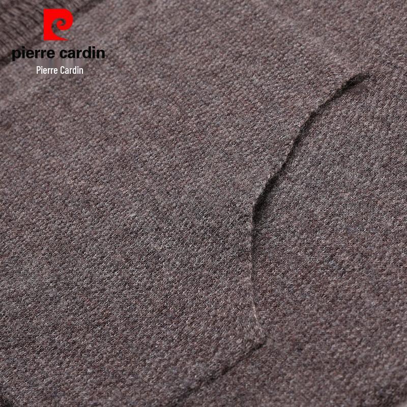 Pierre Cardin Men's 100% Pure Wool Stand Collar Vest Cardigan