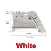 3 Colors EW-35 Gray End Stoper DIN Rail End Screw Clamp Terminal Fixed Block Universal Terminal Blocks Ending Gray Brown White
