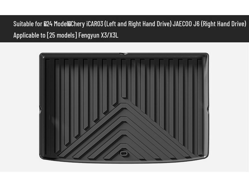 24 Chery ICAR03/JAECOO J6 TPE Floor Mats & Trunk Mats