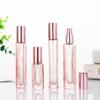 Translucent Pink Glass Spray Perfume Bottle, 10ml - Portable Cosmetic Sample Bottle