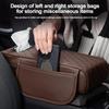 2-in-1 Auto-Armlehnen-Typ Taschentuchboxen Armlehnenpolster Mittelkonsolen-Schutzabdeckung Mit Seitlicher Aufbewahrungstasche Auto Zubehör