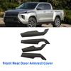 Front Rear Door Armrest Handle Cover Panel 4Pcs/Set For Toyota Hilux 2015-2024 Base Plate Lids L& R A