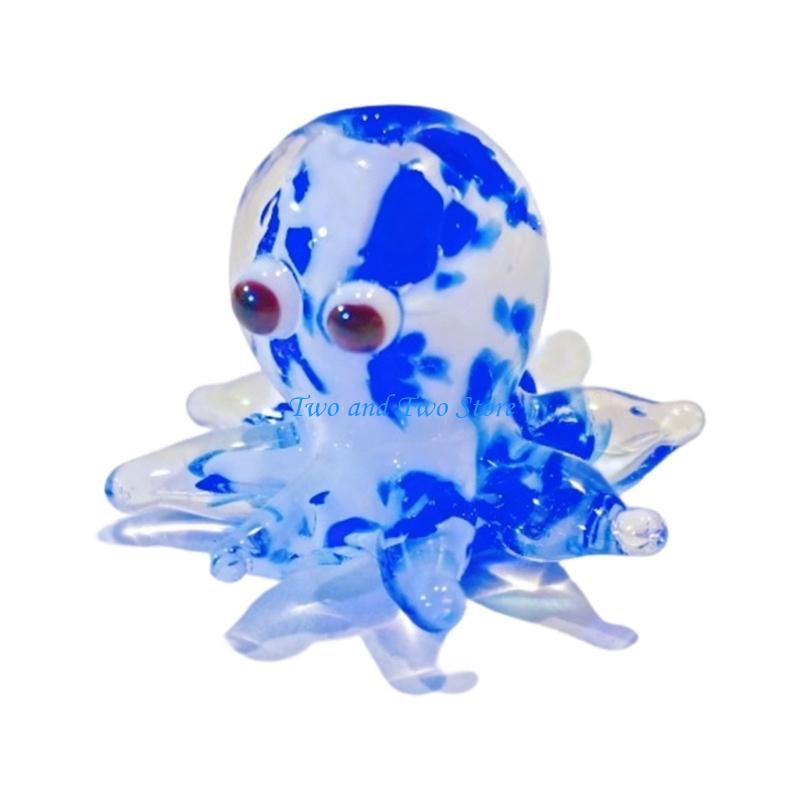 HX6F Adorable Tiny Octopus Glass Bead Suitable For Handmade Jewelry Making Earrings Necklaces And Bracelets Accessories