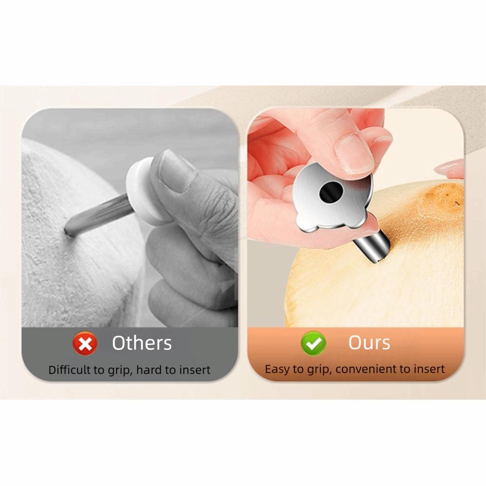 Effort Saving Coconut Hole Puncher Portable Coconut Shell Remover Coconut Opener  Food Preparation