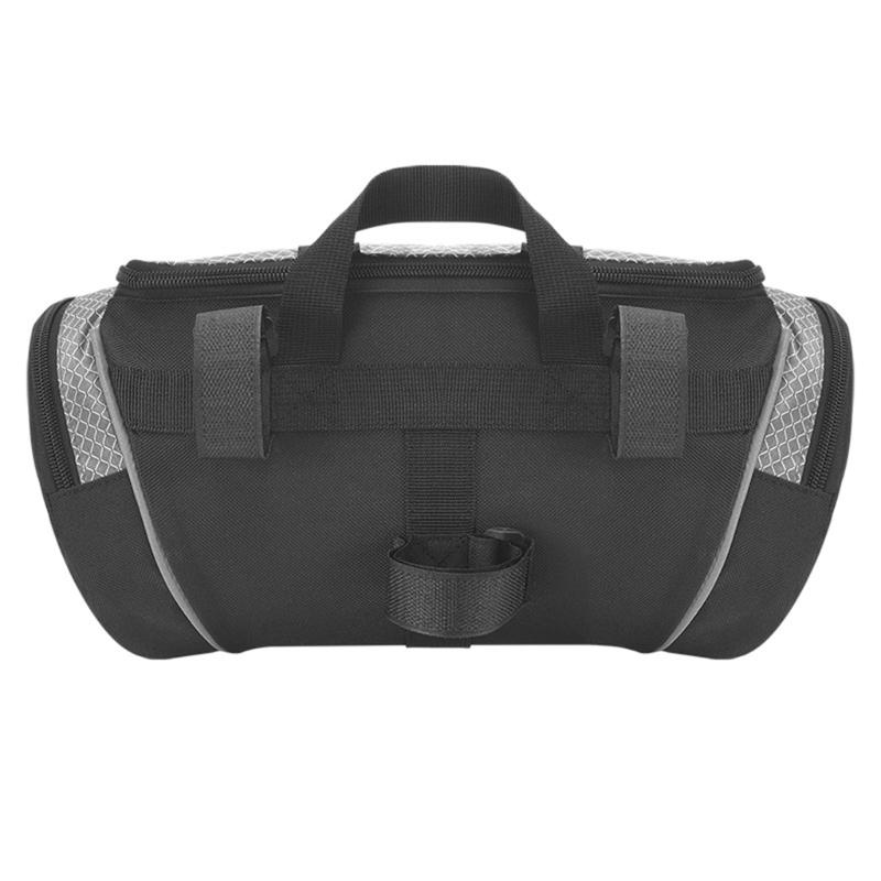 Bike Handlebar Bag Bike Bag Front Tube Frame Storage Bags 5L Bike Handlebar Pannier Waterproof Shoulder Bag Front Pack