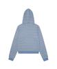 The Coldest Moment Tcm Stripe Standard Hooded Zip-Up (Blue)